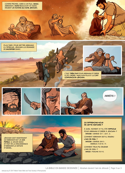 Abraham devient lami de Dieu La Bible en bande dessinée