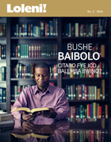 Na. 2 2016 | Bushe Baibolo Citabo fye ico Balemba Bwino?