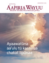 Nowienpüroʼu 2016 | Ayaawatüna aaʼulu tü kasairua chakat iipünaa