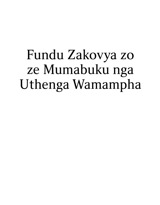 Fundu Zakovya zo ze Mumabuku nga Uthenga Wamampha