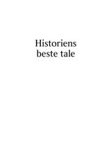 Historiens beste tale