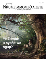 No. 3 2018 | Ye Zambe a nyoñe wo ngap?