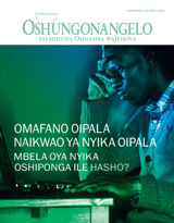 Septemba 2013 | Omafano oipala naikwao ya nyika oipala — Mbela oya nyika oshiponga ile hasho?