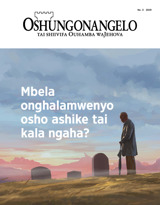 No. 3 2019 | Mbela onghalamwenyo osho ashike tai kala ngaha?