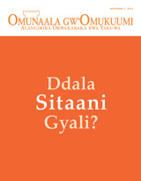 Noovemba 2014 | Ddala Sitaani Gyali?