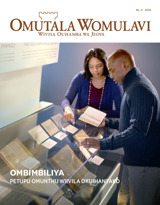 No. 4 2016 | Ombimbiliya—Petupu Omunthu Wivila Okuihanyako