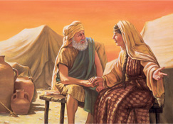 Sara alelanda na Abrahamu
