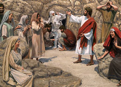Jesus anam Lazarus eset