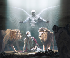 Angel ekpeme Daniel ke obube lion