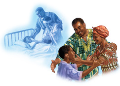 Yaro marar lafiya ya sake samun lafiya