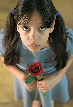 A child grieving the death of a loved one