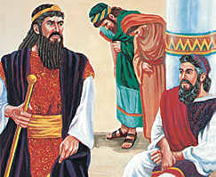 Hamân en colere ar Mordekaï