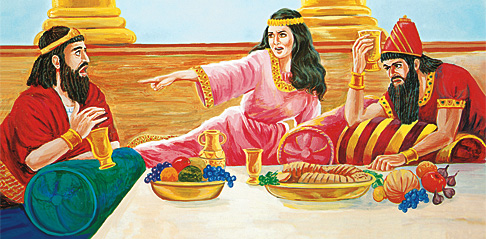 La reine Esther accuse Hamân