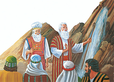 Мојсеј ја удрил карпата