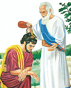 Самоил го помазува Саул за цар