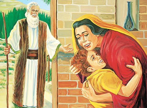 Илија со вдовицата и нејзиниот воскреснат син