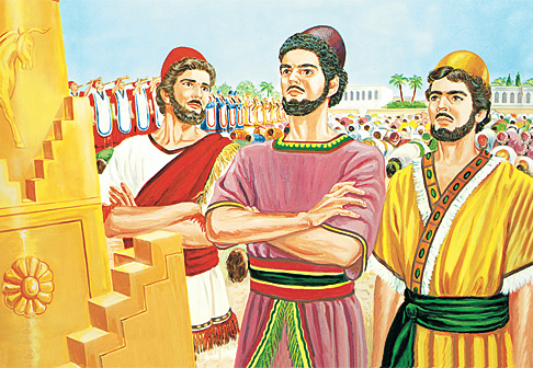 शद्रक, मेशेक र अबेद्नगो