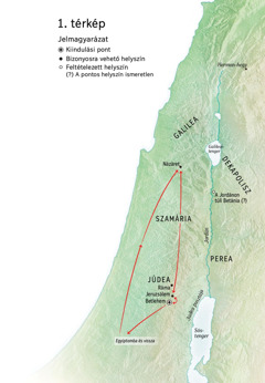 Helyszínek Jézus szolgálatában: Betlehem, Názáret, Jeruzsálem