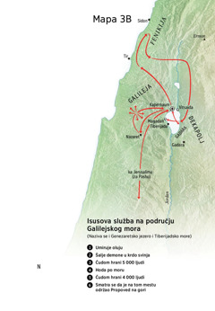 Isusova služba u Galileji, Fenikiji i Dekapolju