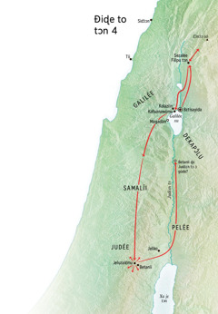 Ðiɖe to tɔn e xlɛ́ fí ɖěɖěe Jezu wa sinsɛnzɔ́ ɖe gbɔn Judée kpó Galilée kpó é