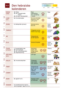 B15 Den hebraiske kalenderen