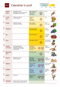 B15 Calendrier ti aJuif