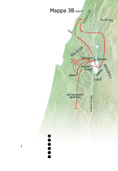 Mappa taʼ postijiet li għandhom x’jaqsmu mal-ministeru taʼ Ġesù fil-Galilija, il-Feniċja, u d-Dekapoli