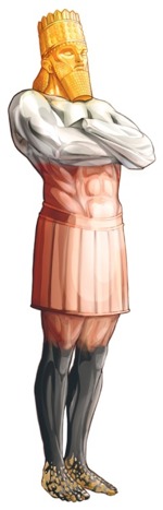 E imagen, of estatua, di Daniel capitulo 2