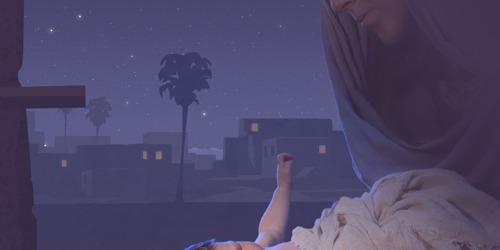 Jesus deixa o céu, nasce na Terra como bebê e ensina outros sobre Deus