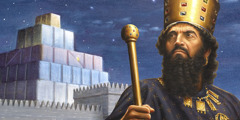 Król Cyrus i miasto Babilon