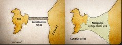Dva zemljevida Tira