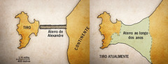 Dois mapas de Tiro