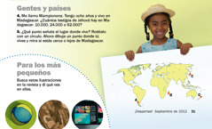 Revista ¡Despertad! de septiembre de 2012. Gentes y países. Madagascar y foto de niña.