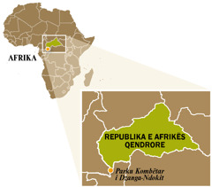 Hartë e Republikës së Afrikës Qendrore