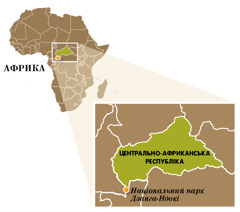 Карта Центрально-Африканської Республіки