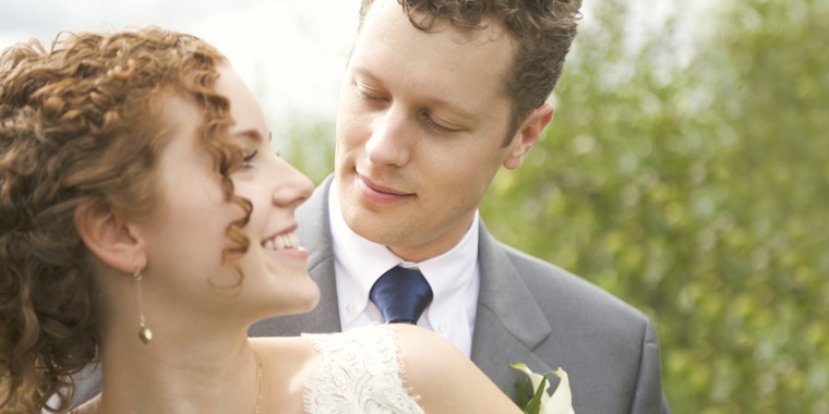 A newly married couple