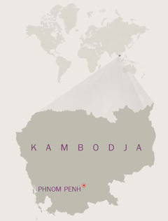 ’n Kaart van Kambodja