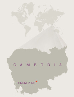 Mapa sa Cambodia