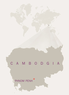 Hartă a Cambodgiei