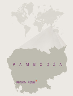 Mapa Kambodży