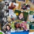 Pictures of friends, family, pets, and other memorabilia, pinned to a cork board