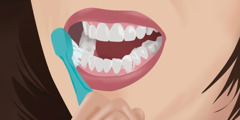 Žena četka zube