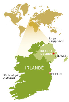 Hartë e Republikës së Irlandës dhe e Irlandës së Veriut