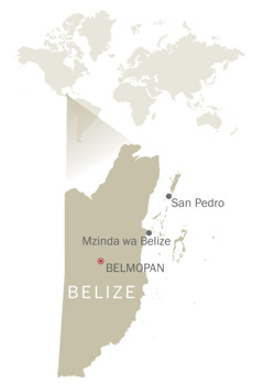 Mapu a dziko la Belize
