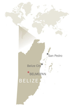 Mapa ng Belize