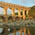 Ruins of an ancient Roman aqueduct