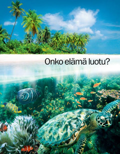 Onko elämä luotu? -kirjasen kansi?