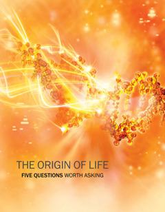 Cover of the brochure The Origin of Life—Five Questions Worth Asking