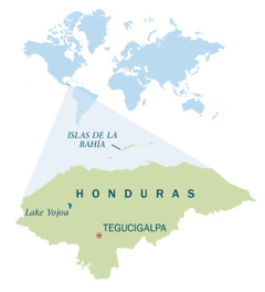 Mapa sa Honduras