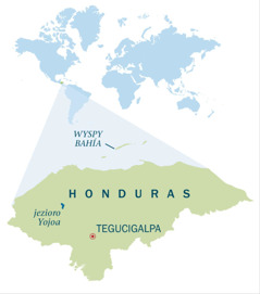 Mapa Hondurasu